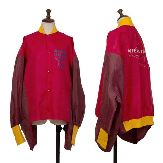 77circa Deconstructed Coach Jacket Red Size M