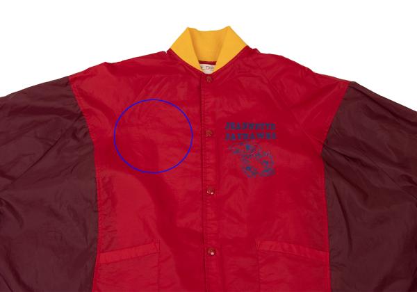 77circa Deconstructed Coach Jacket Red Size M