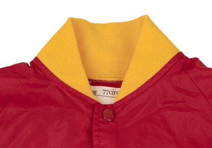 77circa Deconstructed Coach Jacket Red Size M