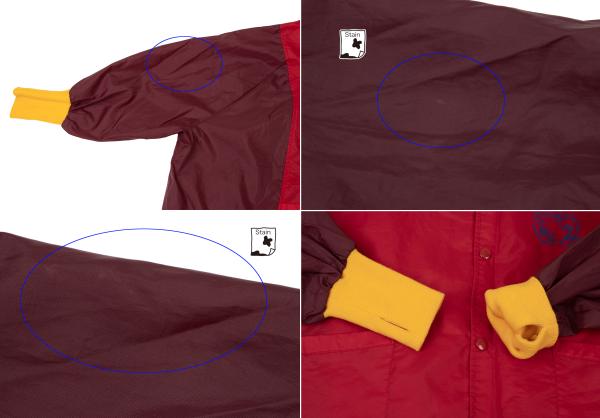 77circa Deconstructed Coach Jacket Red Size M