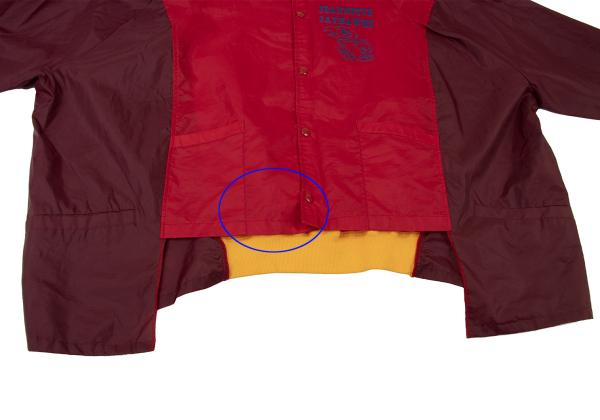 77circa Deconstructed Coach Jacket Red Size M