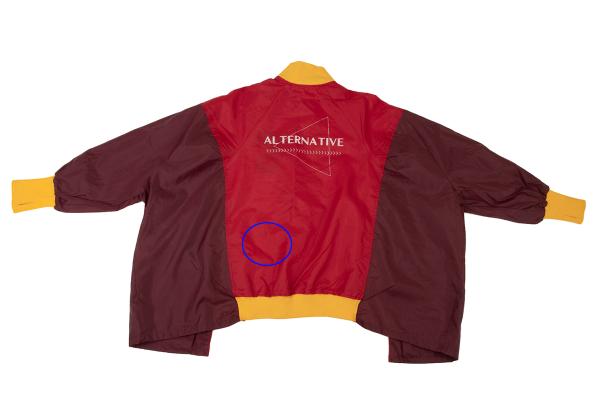 77circa Deconstructed Coach Jacket Red Size M