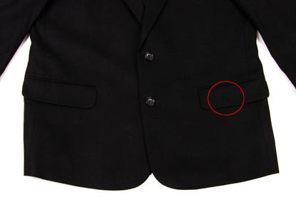 Papas COLOMBO Cashmere 2-Button Jacket Black Size M