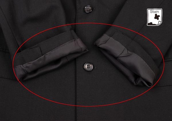 Papas Wool 2B Jacket Black Size 48M