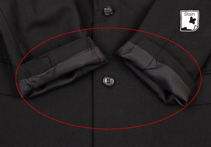Papas Wool 2B Jacket Black Size 48M