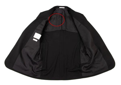 Papas Wool 2B Jacket Black Size 48M