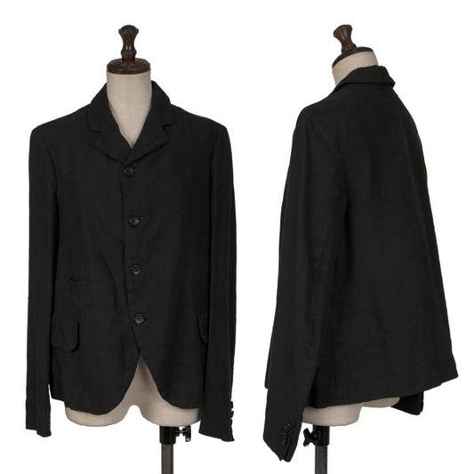COMME des GARCONS Linen 4B Jacket Black Size S