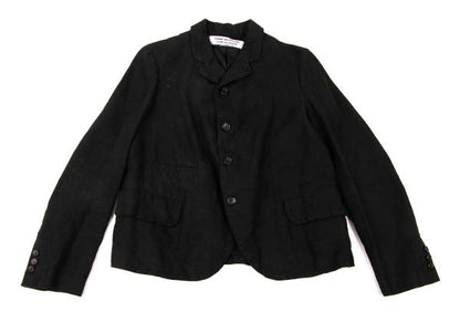 COMME des GARCONS Linen 4B Jacket Black Size S