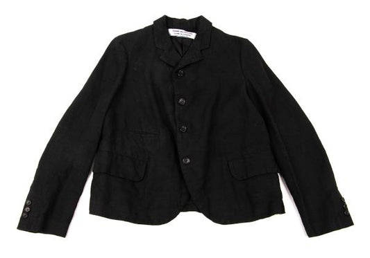 COMME des GARCONS Linen 4B Jacket Black Size S
