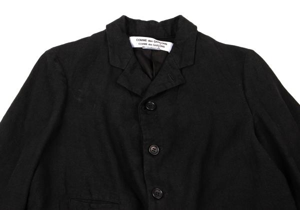 COMME des GARCONS Linen 4B Jacket Black Size S