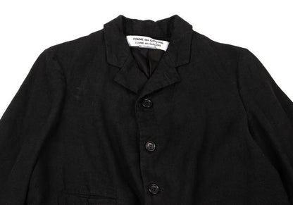 COMME des GARCONS Linen 4B Jacket Black Size S