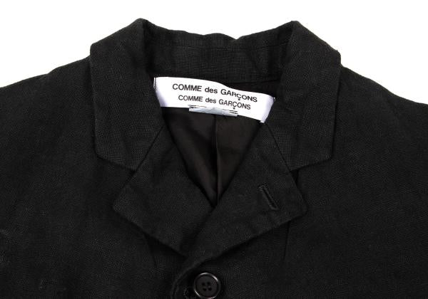 COMME des GARCONS Linen 4B Jacket Black Size S