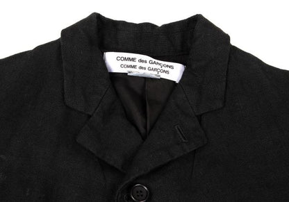 COMME des GARCONS Linen 4B Jacket Black Size S