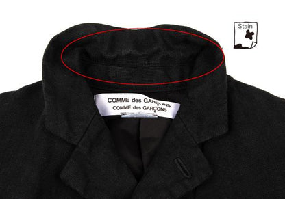 COMME des GARCONS Linen 4B Jacket Black Size S