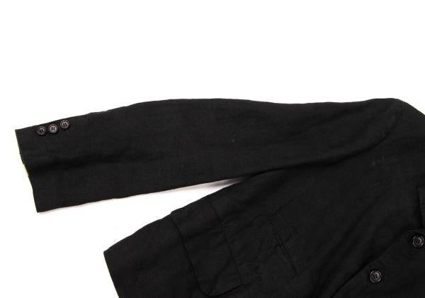 COMME des GARCONS Linen 4B Jacket Black Size S