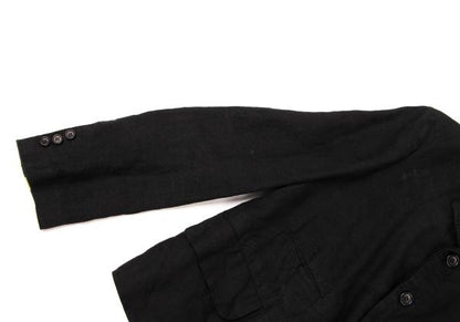 COMME des GARCONS Linen 4B Jacket Black Size S