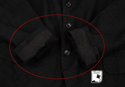 COMME des GARCONS Linen 4B Jacket Black Size S