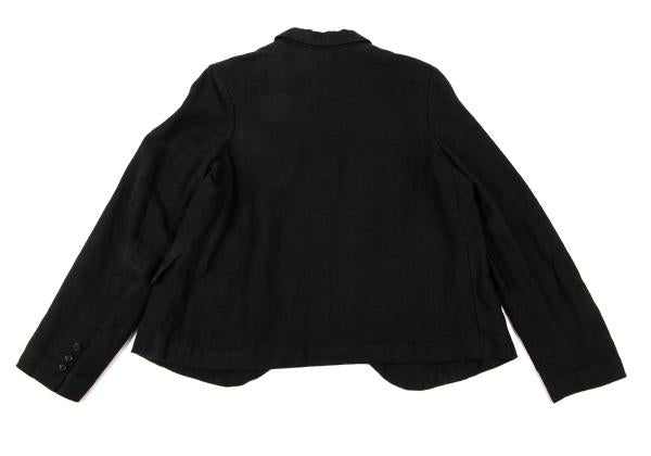 COMME des GARCONS Linen 4B Jacket Black Size S