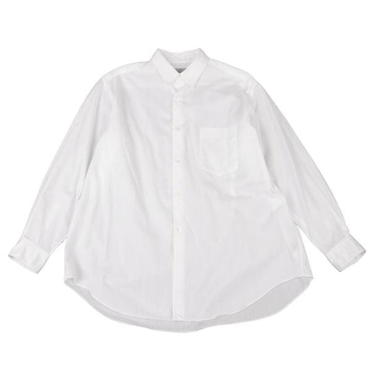 COMME des GARCONS HOMME Cotton Dobby Shirt White Size M
