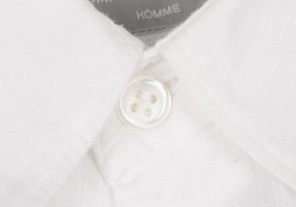 COMME des GARCONS HOMME Cotton Dobby Shirt White Size M
