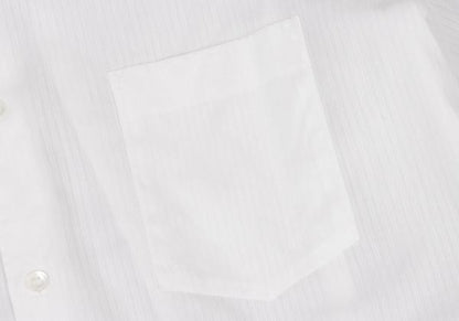 COMME des GARCONS HOMME Cotton Dobby Shirt White Size M