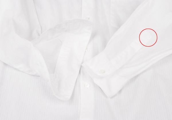 COMME des GARCONS HOMME Cotton Dobby Shirt White Size M