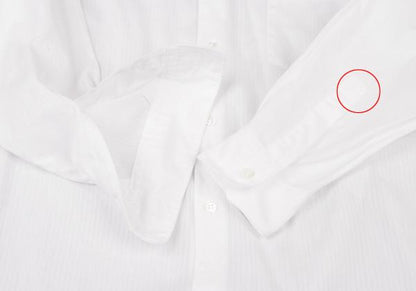 COMME des GARCONS HOMME Cotton Dobby Shirt White Size M
