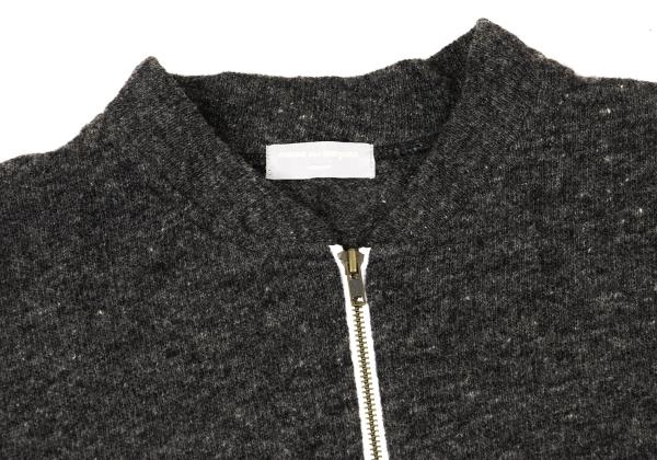COMME des GARCONS HOMME Bicolor Wool Jacket Charcoal Size M