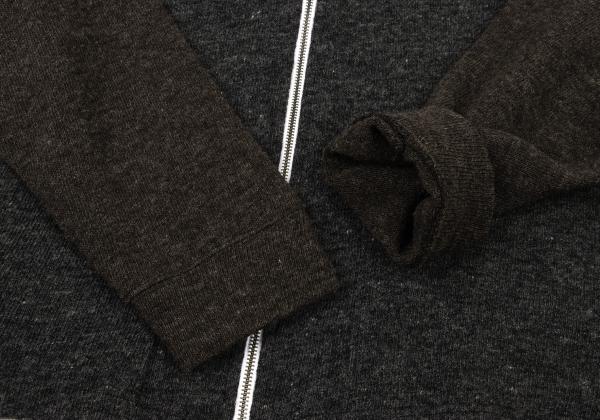 COMME des GARCONS HOMME Bicolor Wool Jacket Charcoal Size M