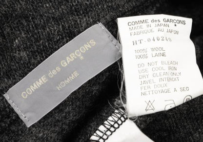 COMME des GARCONS HOMME Bicolor Wool Jacket Charcoal Size M