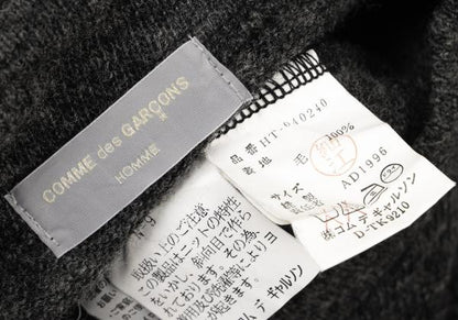 COMME des GARCONS HOMME Bicolor Wool Jacket Charcoal Size M