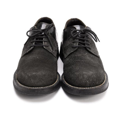 COMME des GARCONS HOMME Leather Suede Shoes Black Size 24cm