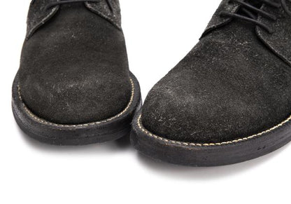 COMME des GARCONS HOMME Leather Suede Shoes Black Size 24cm
