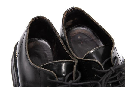 COMME des GARCONS HOMME Leather Suede Shoes Black Size 24cm