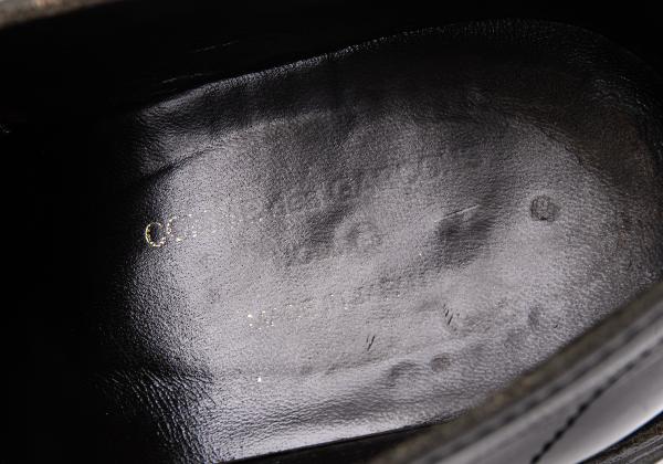 COMME des GARCONS HOMME Leather Suede Shoes Black Size 24cm