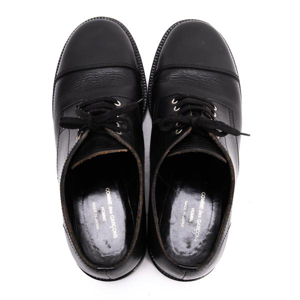 COMME des GARCONS HOMME Lace-Up Shoes Black Size 24cm