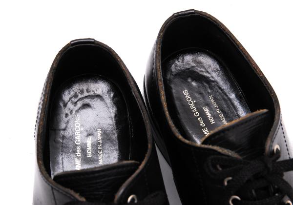COMME des GARCONS HOMME Lace-Up Shoes Black Size 24cm
