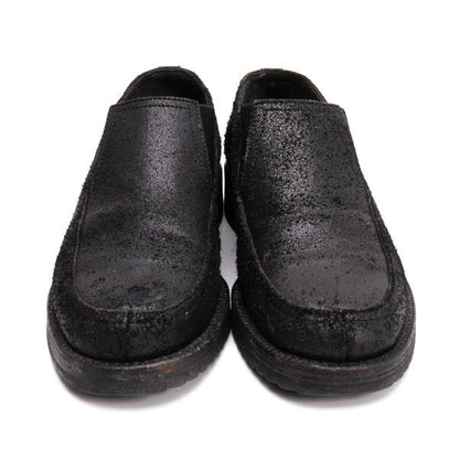 COMME des GARCONS HOMME Cracked Slip-Ons Black Size 24cm