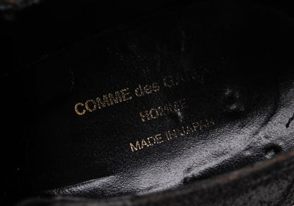 COMME des GARCONS HOMME Cracked Slip-Ons Black Size 24cm