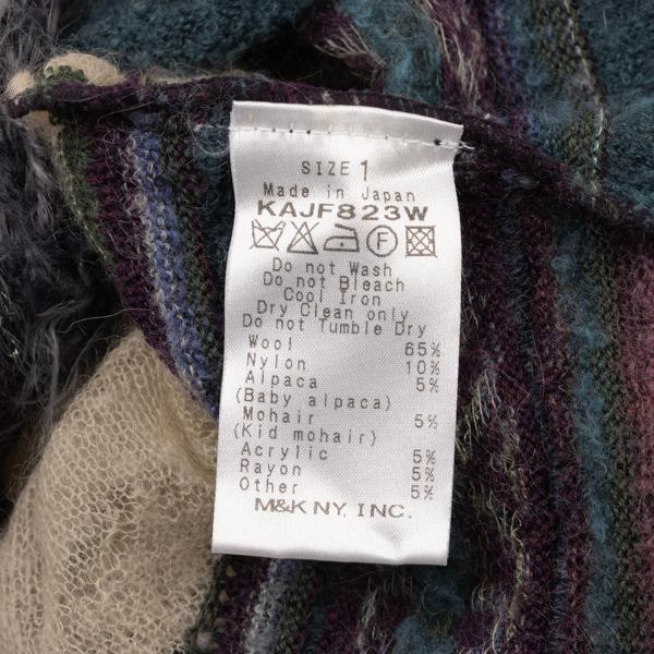 M.&KYOKO Wool Blend V-Neck Cardigan Sweater Purple Size 1