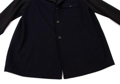 Yohji Yamamoto POUR HOMME Wool Mixed Jacket Blue Size M
