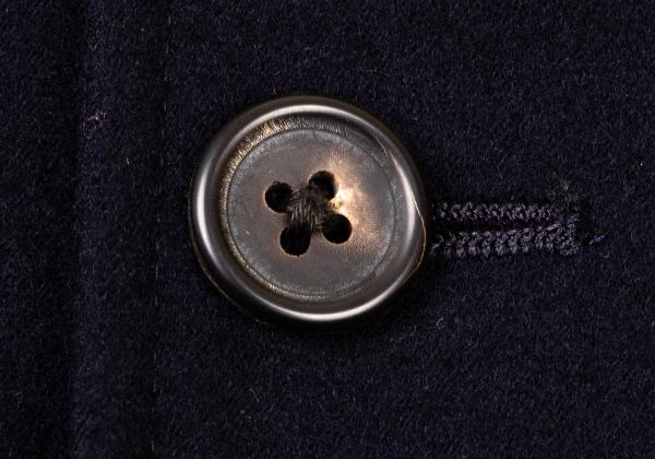 Yohji Yamamoto POUR HOMME Wool Mixed Jacket Blue Size M