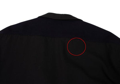 Yohji Yamamoto POUR HOMME Wool Mixed Jacket Blue Size M