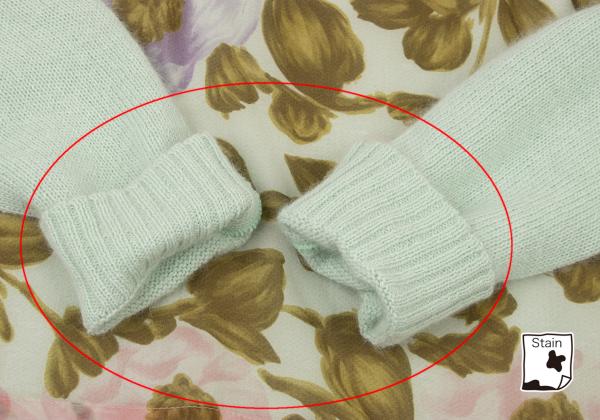 COMME des GARCONS Flower Print Knit Mint Green Size M