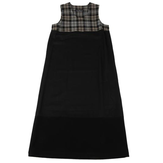 tricot COMME des GARCONS Mixed Check Dress Black Size M