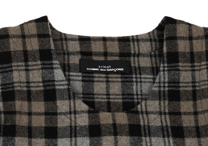 tricot COMME des GARCONS Mixed Check Dress Black Size M