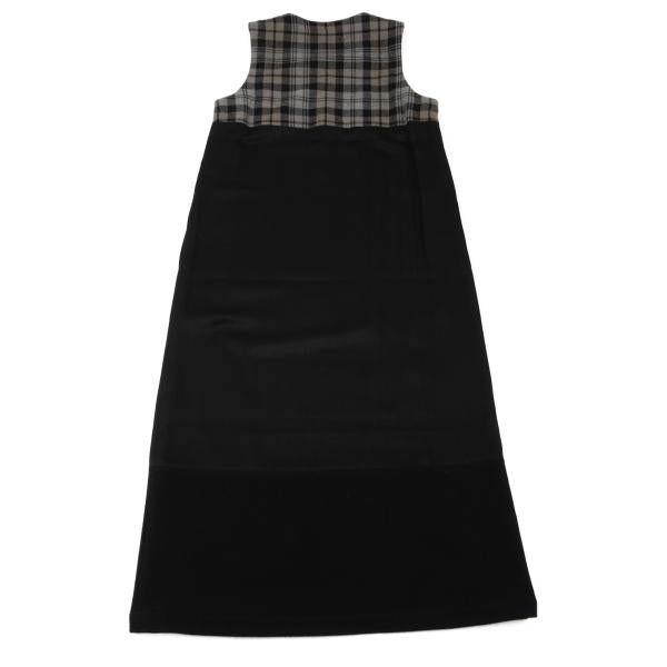 tricot COMME des GARCONS Mixed Check Dress Black Size M