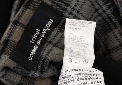 tricot COMME des GARCONS Mixed Check Dress Black Size M