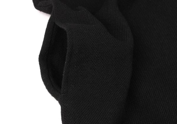 tricot COMME des GARCONS Wool Shaggy Hem Check Dress Size S