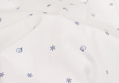 ISSEY MIYAKE I.S. White Navy Cotton Print Shirt Size 9